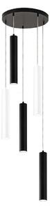 Lampadario moderno perenz shot 8032 n 8492 b 8492 n gu10 led bianco nero multiluce - Perenz