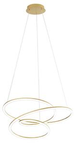 Lampadario classico perenz spira 8150 or lc led dim 3000k 5500lm oro opaco - Perenz