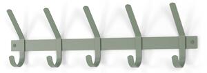 Appendiabiti da parete in metallo grigio-verde Dexter - Spinder Design