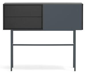 Consolle nero-antracite 35x110 cm Nube - Teulat