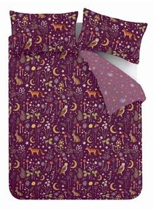Biancheria da letto singola viola 135x200 cm Enchanted Twilight - Catherine Lansfield