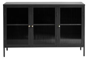 Vetrina in metallo nero 132x85 cm Bronco - Unique Furniture