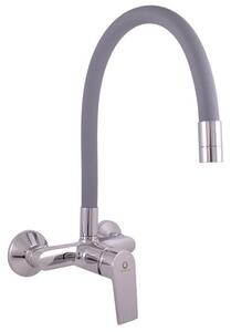 Miscelatore per lavello Slezák RAV con braccio flessibile grigio CO102.5/10