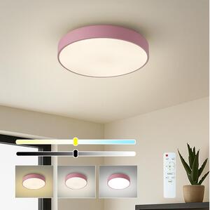 Brilagi - Plafoniera LED dimmerabile POOL LED/36W/230V 3000-6000K 30 cm rosa+telecomando