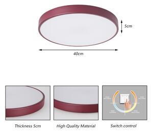 Brilagi-LED Plafoniera POOL LED/48W/230V 3000/4000/6000K 40 cm bordeaux
