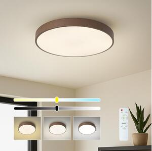 Brilagi - Plafoniera LED dimmerabile POOL LED/48W/230V 3000-6000K 40 cm marrone+telecomando