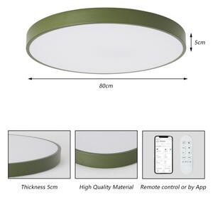Brilagi-LED Lampada dimmerabile POOL SMART LED/100W/230V 80 cm Wi-Fi Tuya+telecomando verde