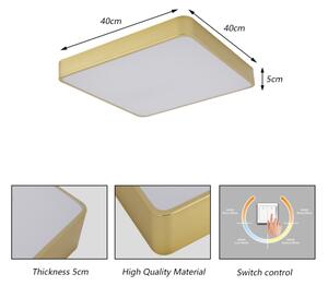 Brilagi - Plafoniera LED POOL LED/36W/230V 3000/4000/6000K 40x40 cm dorata