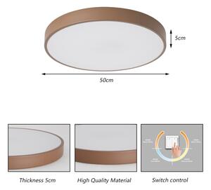Brilagi - Plafoniera LED POOL LED/60W/230V 3000/4000/6000K 50 cm marrone