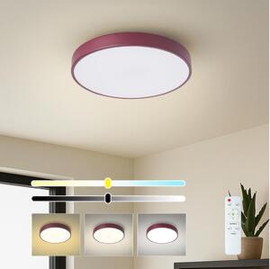 Brilagi-LED dimmerabile plafoniera POOL LED/36W/230V 3000-6000K 30 cm bordeaux+telecomando