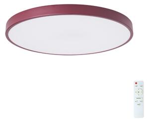 Brilagi-LED Dimmerabile lampada da soffitto POOL LED/60W/230V 3000-6000K 60 cm bordeaux+telecomando