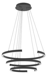 Eglo 390532 - Lampadario a sospensione dimmerabile con cavo LABONETE LED/50W/230V nero + telecomando