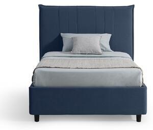 Letto con Contenitore Piazza e Mezzo BILBAO Blu