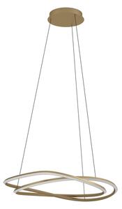 Eglo 390514 - Lampadario a sospensione dimmerabile GUNTIN LED/60W/230V dorato + telecomando
