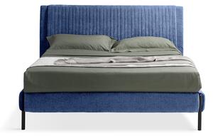 Letto Matrimoniale in Velluto MIAMI Blu