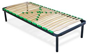 RETE LETTO A DOGHE IN LEGNO ORTOPEDICA MANGO 80x190 cm