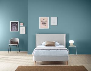 Letto PARIGI Grigio chiaro 120 x 200 cm