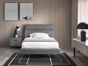 Letto TRIESTE 120x195 cm Antracite