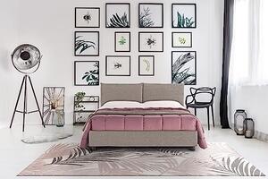 Letto Matrimoniale Francese 140x195 Contenitore NIMES Tortora
