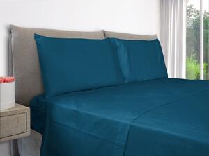 Federe Cuscini Letto Matrimoniale 50x80 cm Blu