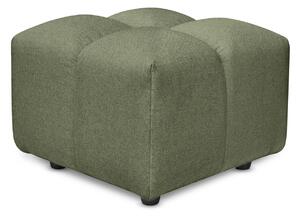 Pouf poggiapiedi con bombature morbide, Pouf Rubiq Oliva 60 x 150 cm