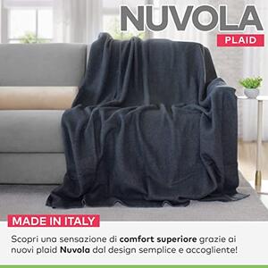 Plaid Nuvola Grigio