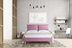 Letto ROMA Rosa 160x190 cm