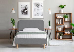 Letto OSLO Grigio 120x190 cm