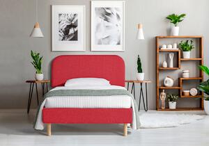 Letto OSLO Rosso 120x190 cm