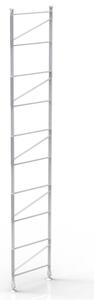 Spalla Per scaffale 32xh190 cm in acciaio verniciato con polveri epossidiche colore grigio
