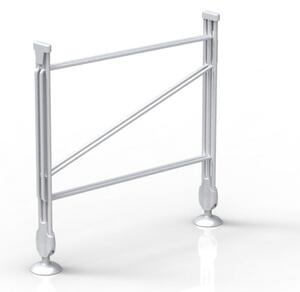 Spalla Per scaffale componibile 42xh35 cm in acciaio verniciato con polveri epossidiche colore grigio