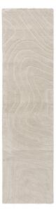Passatoia in lana tessuta a mano color crema 60x230 cm Mesmerise Natural - Flair Rugs