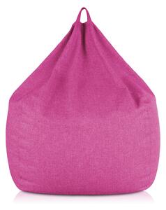 Poltrona sacco Pouf Piuma Fuxia S