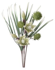 Composizione floreale GIGLIO,PROTEA NITIDA,ALOE VERDE 90-110 h 6 steli di fiori in lattice