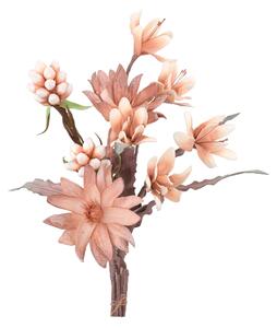 Composizione floreale Magnolia Fiori di Pesca 90-100 h 6 steli di fiori in lattice