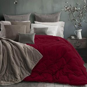 Trapunta MATRIMONIALE VELVET 270x270 cm Vinaccia