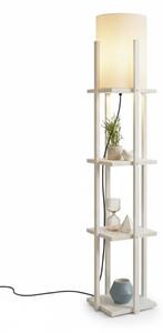 Lampada da terra con ripiani NORA 1xE27/40W/230V bianco