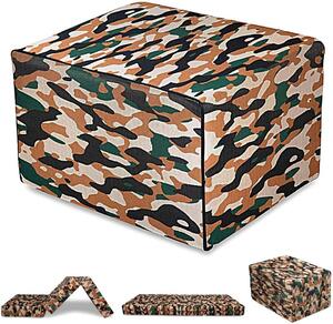 Futon pouf Letto FUTON VELVET Mimetico