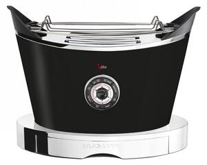 Tostapane di design Volo D�vor� � dotato di 4 funzioni: BROWNING fino a 6 livelli Dimensioni 32x20h 30 cm colore nero opaco