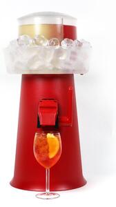 La Macchina per fare fare Gli SPRIZZ 18-20 bicchieri a casa tua Dimensioni 30x40x h 42cm puoi Offrire cocktail senza lavorare Brevettato e 100% made in Italy colore rosso