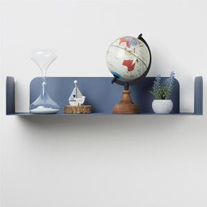 Mensola in metallo SMARTY da muro Minimal Dimensioni 60x20x h 12 cm Portata massima 17.8 kg in acciaio verniciato Carta da Zucchero RAL 5014