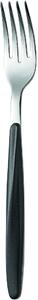 Forchette My Fusion Set 6 pezzi in acciaio inox 18/10 (AISI 304) manico in ABS Nero lavabili in lavastoviglie