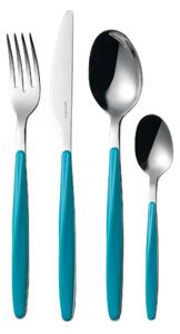 Set Posate colorate 24 pezzi MY FUSION 6 posto tavola 18/10 in confezione vetrina azzurro mare