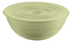 Contenitore con Coperchio, M Tierra riciclando bottiglie di plastica � 18xh7,6 cm - 1090cc Post Consumed Recycled Poliestereastic Verde alga
