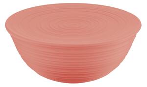 Contenitore insalatiera Tierra XL realizzato con plastica riciclata di 14 bottiglie �30xh12,8 cm -5000 cc colore Terracotta