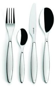 Posate Feeling 24 pezzi Colore Bianco in acciaio inox 18/10 AISI 420 di Altissima qualit� lavabili in lavastoviglie colore bianco