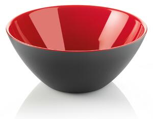 Ciotole contenitore Bicolore Medio 20xh8.5 cm - 1150 cc My Fusion Nero bianco Rosso