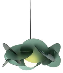 Lampada a Sospensione BEA �54x h20cm 1xE27 max 30W in metacrilato satinato Colore Verde Petrolio Satinato