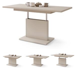 ASTON MINI Beige (Champagne) - MODERNO TAVOLINO DA SALOTTO TRASFORMABILE ALLUNGABILE SOLLEVABILE