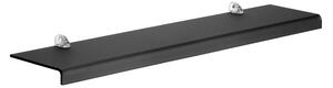 Mensola da muro 75x15 cm PLANA In Metacrilato media Portata max: 12 kg , profondit� 15 cm , colore Fum� Grigio Satinato